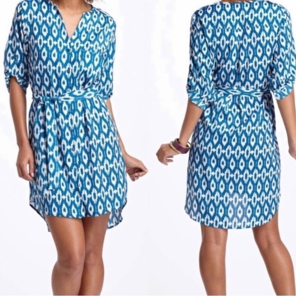 Anthropologie Maeve Ikat Dress Size Small - Picture 1 of 14